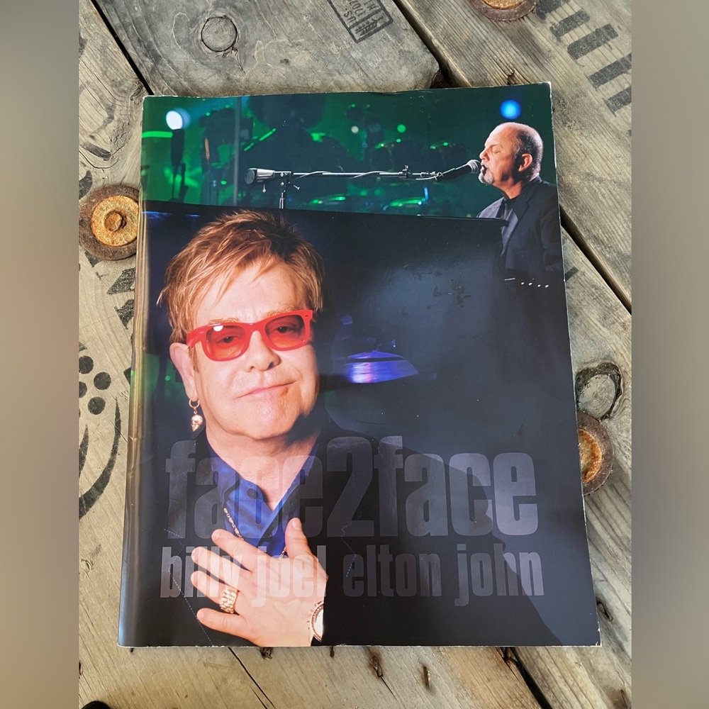 Elton John & Billy Joel Face2Face 2010 Concert Tour Program Booklet Face To Fsce
